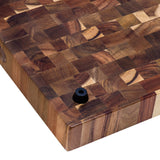 Alternative View of Ruvati 17 x 16 x 2 inch thick End-Grain Acacia Butcher Block Solid Wood Large Cutting Board, RVA2445ACA