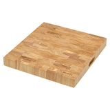 Alternative View of Ruvati 17 x 16 x 2 inch thick End-Grain French Oak Butcher Block Solid Wood Large Cutting Board, RVA2445OAK