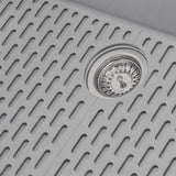Alternative View of Ruvati Silicone Bottom Grid Sink Mat for RVG1030 and RVG2030 Sinks - Gray, RVA41030GR