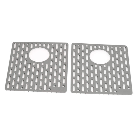 Main Image of Ruvati Silicone Bottom Grid Sink Mat for RVG1385 and RVG2385 Sinks - Gray, RVA41385GR