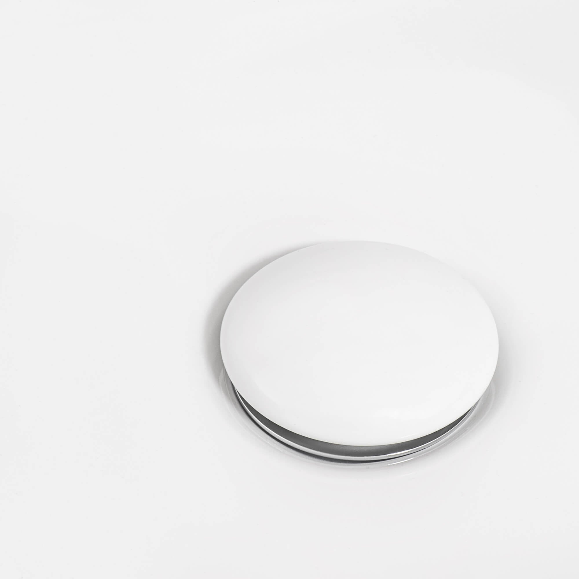 Alternative View of Ruvati Pietra 14" Decorative Rectangle Vessel Porcelain Above Vanity Counter Bathroom Sink, Gold / White, RVB0314WG