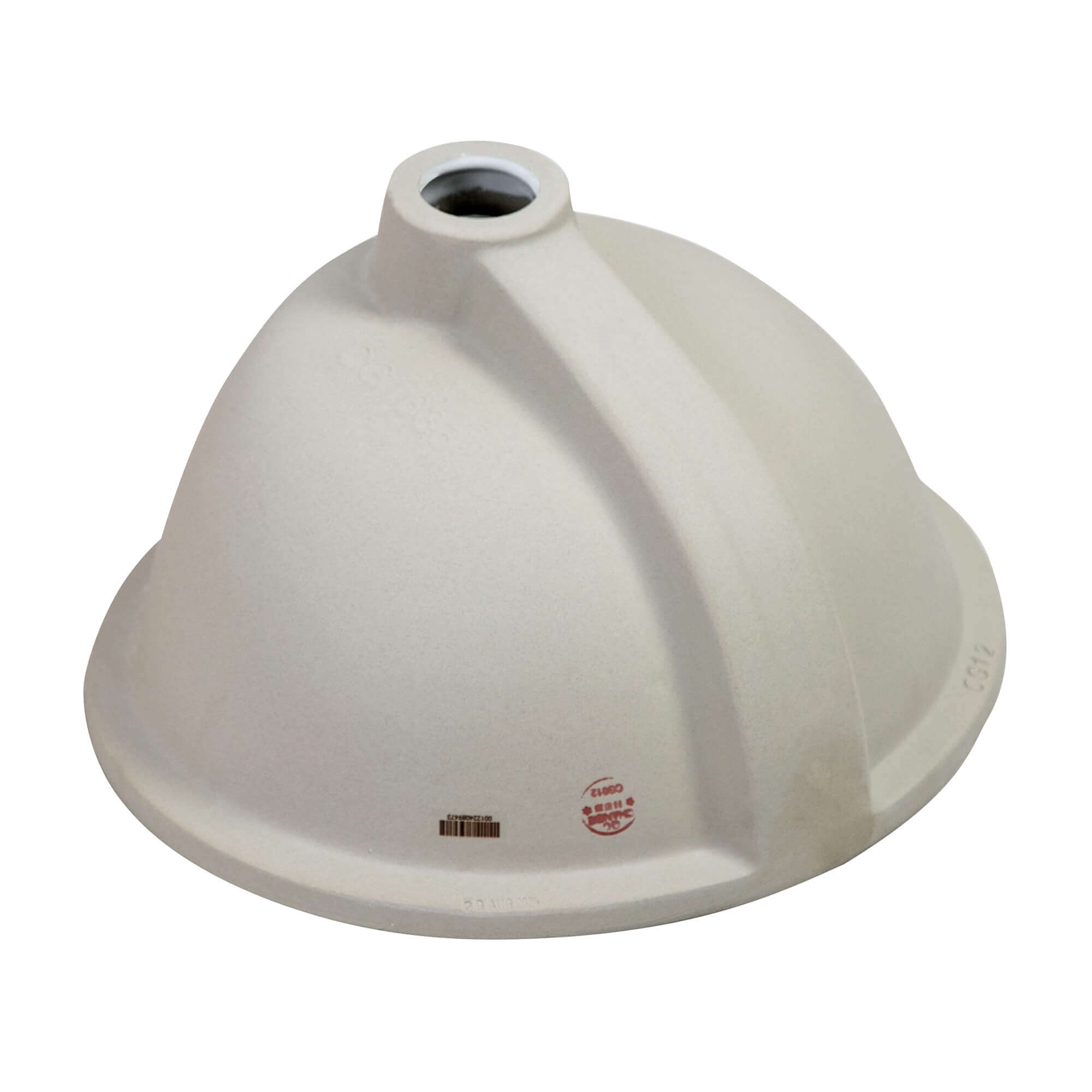 Ruvati Krona 15" Oval Undermount Porcelain Bathroom Sink, White, RVB0613 Product Image