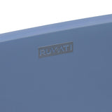 Ruvati Canali 19-inch Pacific Blue epiStone Solid Surface Modern Bathroom Vessel Sink, RVB2119LE