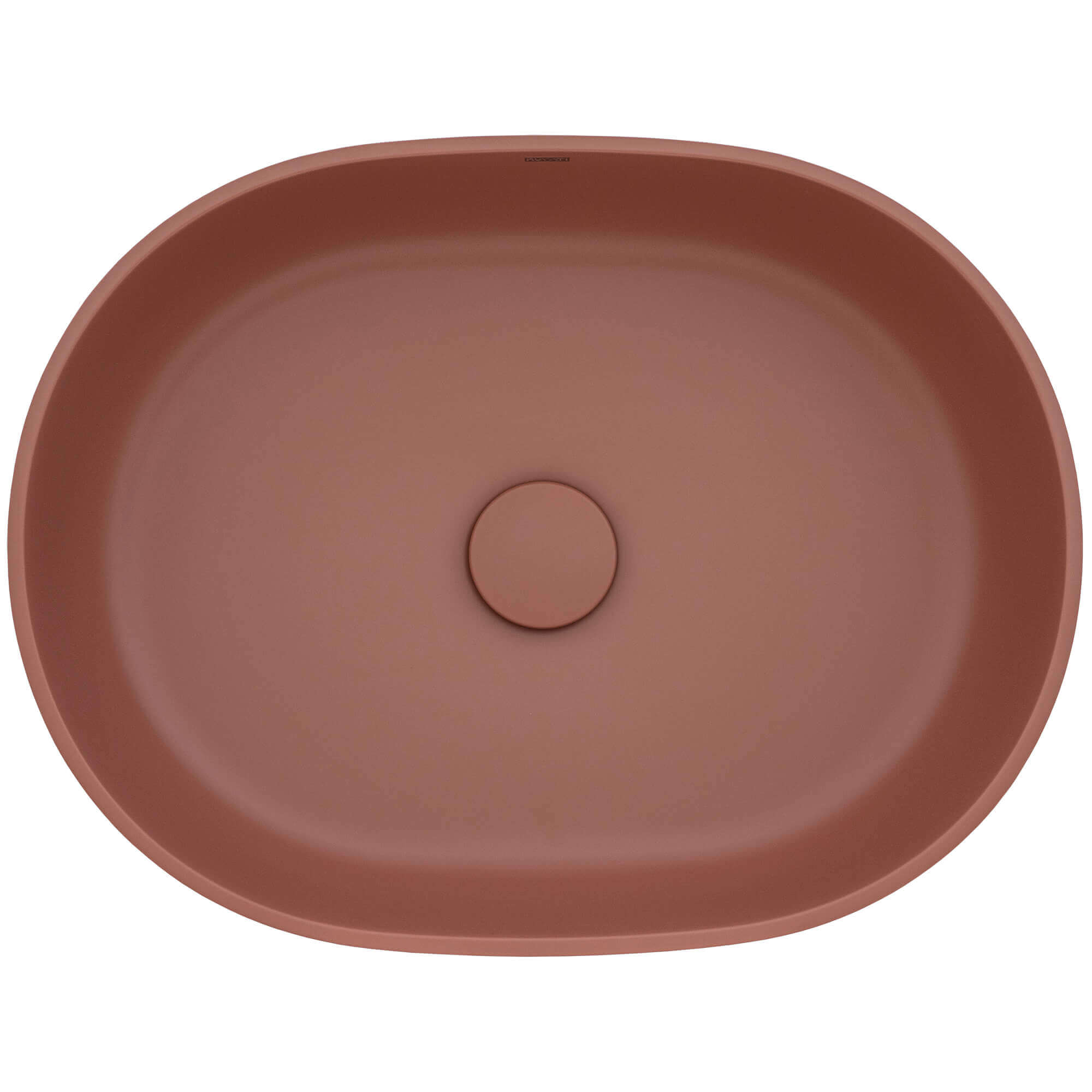 Alternative View of Ruvati Canali 19-inch Sedona Clay Pink epiStone Solid Surface Bathroom Vessel Sink, RVB2119TL