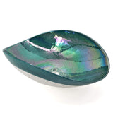 Ruvati 19 inch Murano Glass Art Vessel Seashell Decorative Pattern Bathroom Sink, Seafoam Green, RVB3056