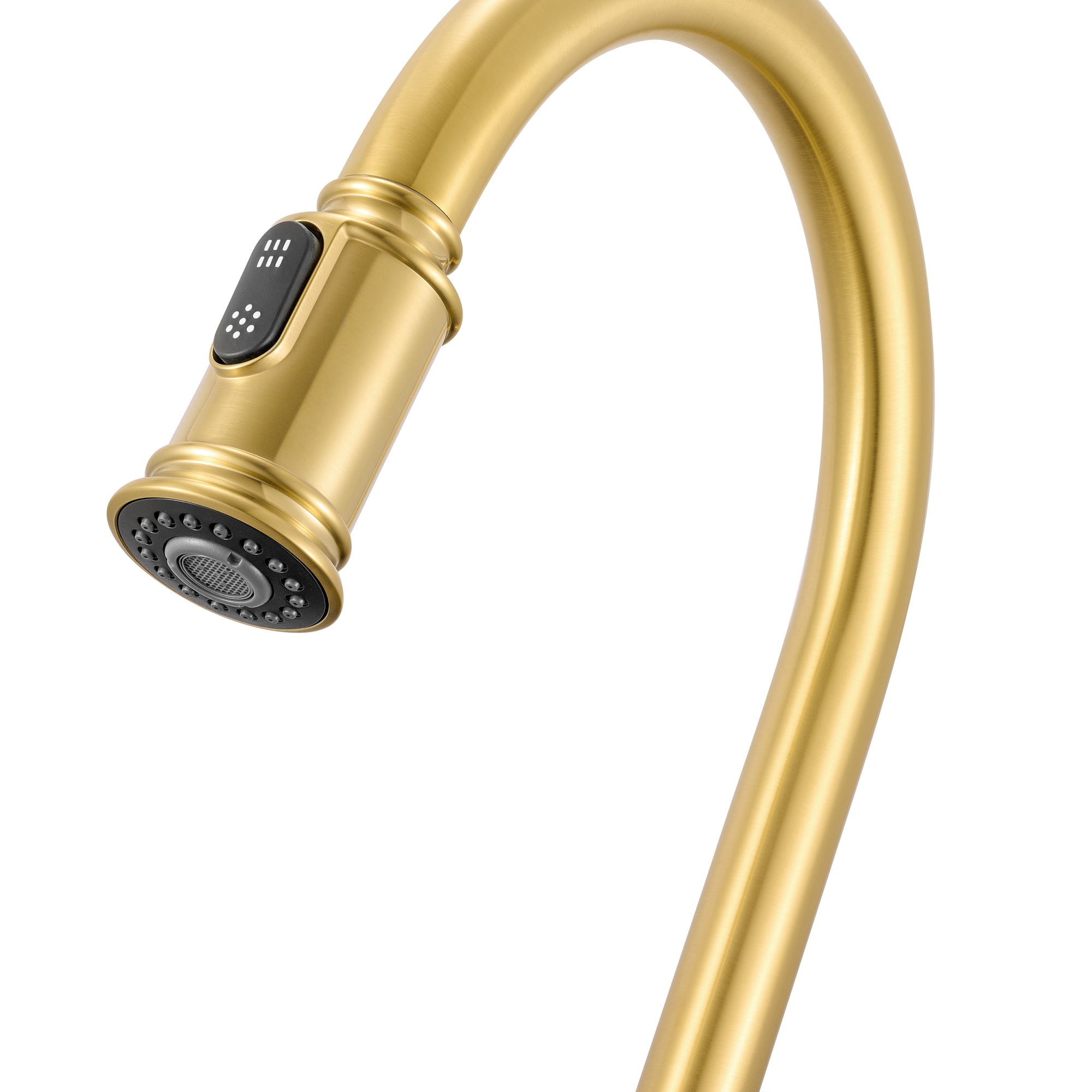 Ruvati Simoni Pull Down Kitchen Faucet, Brushed Gold, Single Lever, RVF1234SG Product Image