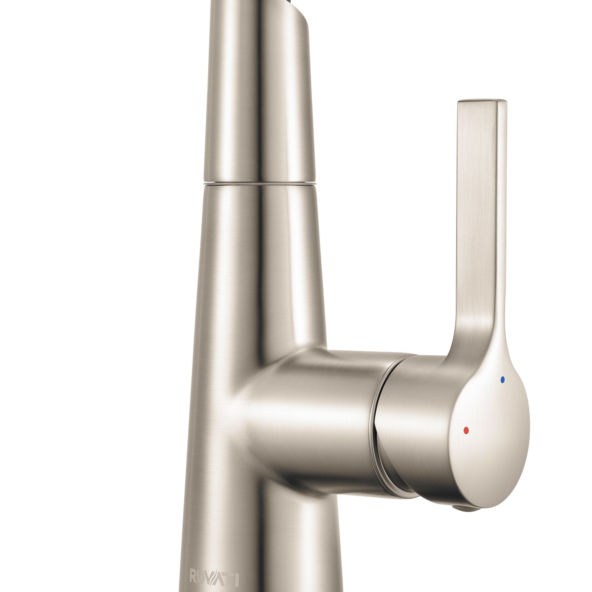 Ruvati Carina Kitchen Faucet, Stainless Steel, Single Lever, RVF1242BN Product Image