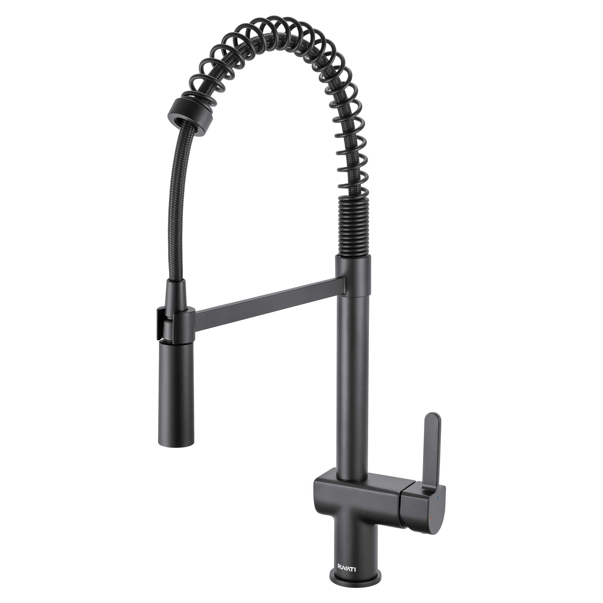 Ruvati Seneca Pull Down Kitchen Faucet, Matte Black, Single Lever, RVF1243MB Product Image