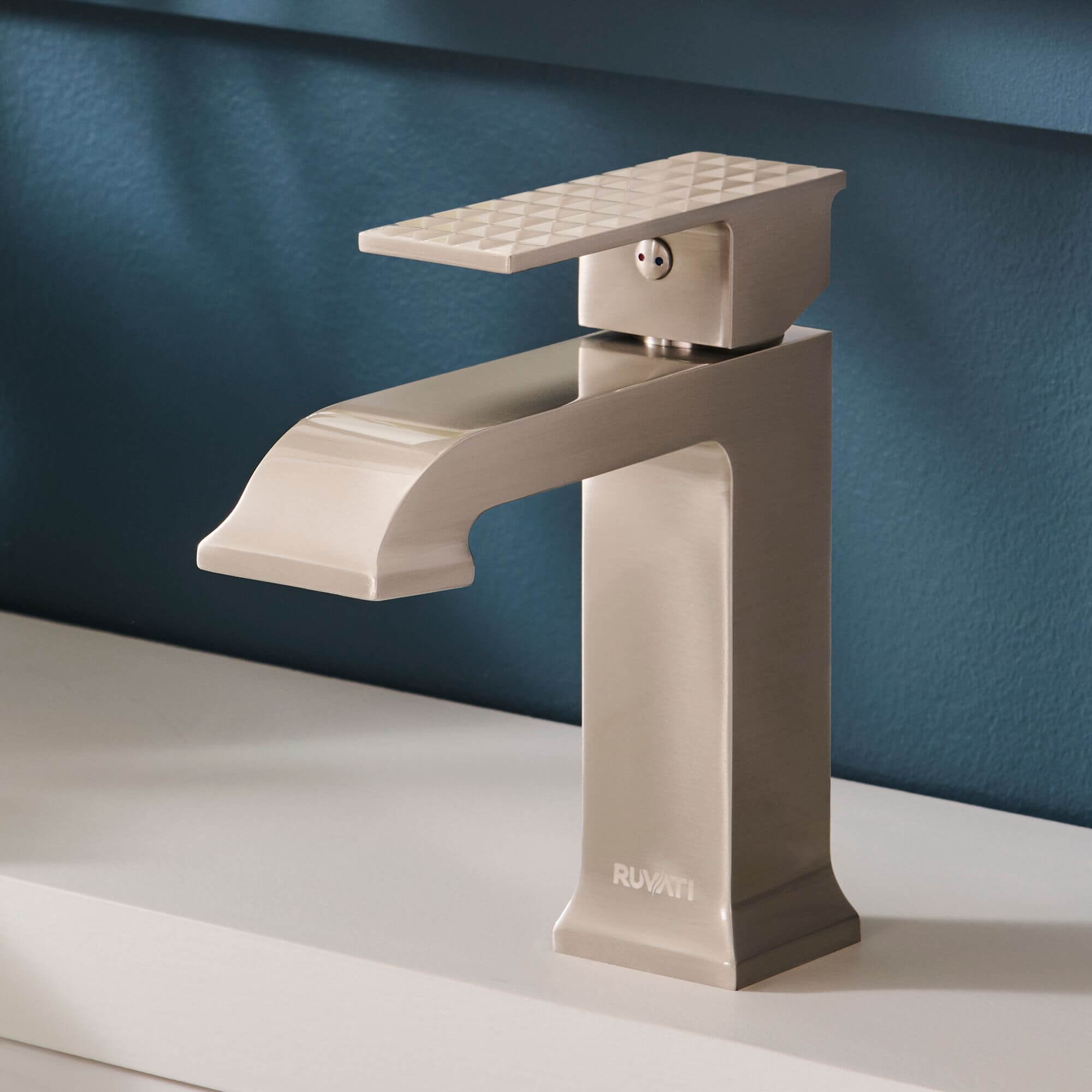 Ruvati Decora Bathroom Faucet, Brushed Nickel, Single Lever, RVF5132BN
