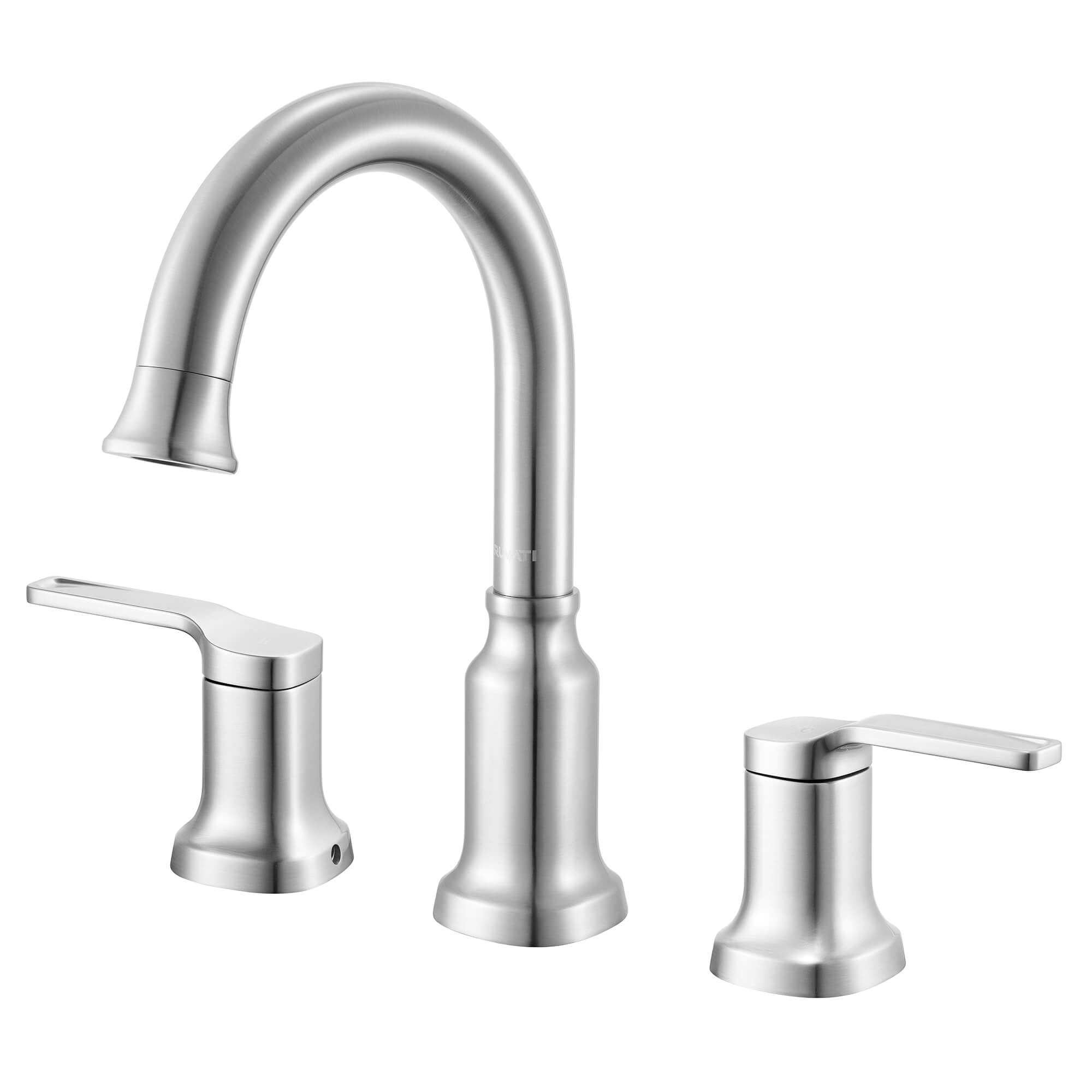 Ruvati Arti Widespread Bathroom Faucet, Brushed Nickel, Lever, RVF5233BN Product Image