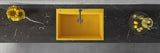 Alternative View of Ruvati epiGranite 33" Drop-in Topmount Granite Composite Kitchen Sink, Midas Yellow, RVG1080YL