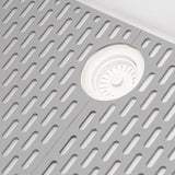 Ruvati 25-inch epiRock Workstation Warm White Topmount Laundry Sink, Composite, RVG1321WB