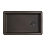Alternative View of Ruvati epiGranite 32" Undermount Granite Composite Kitchen Sink, Espresso / Coffee Brown, RVG2033ES