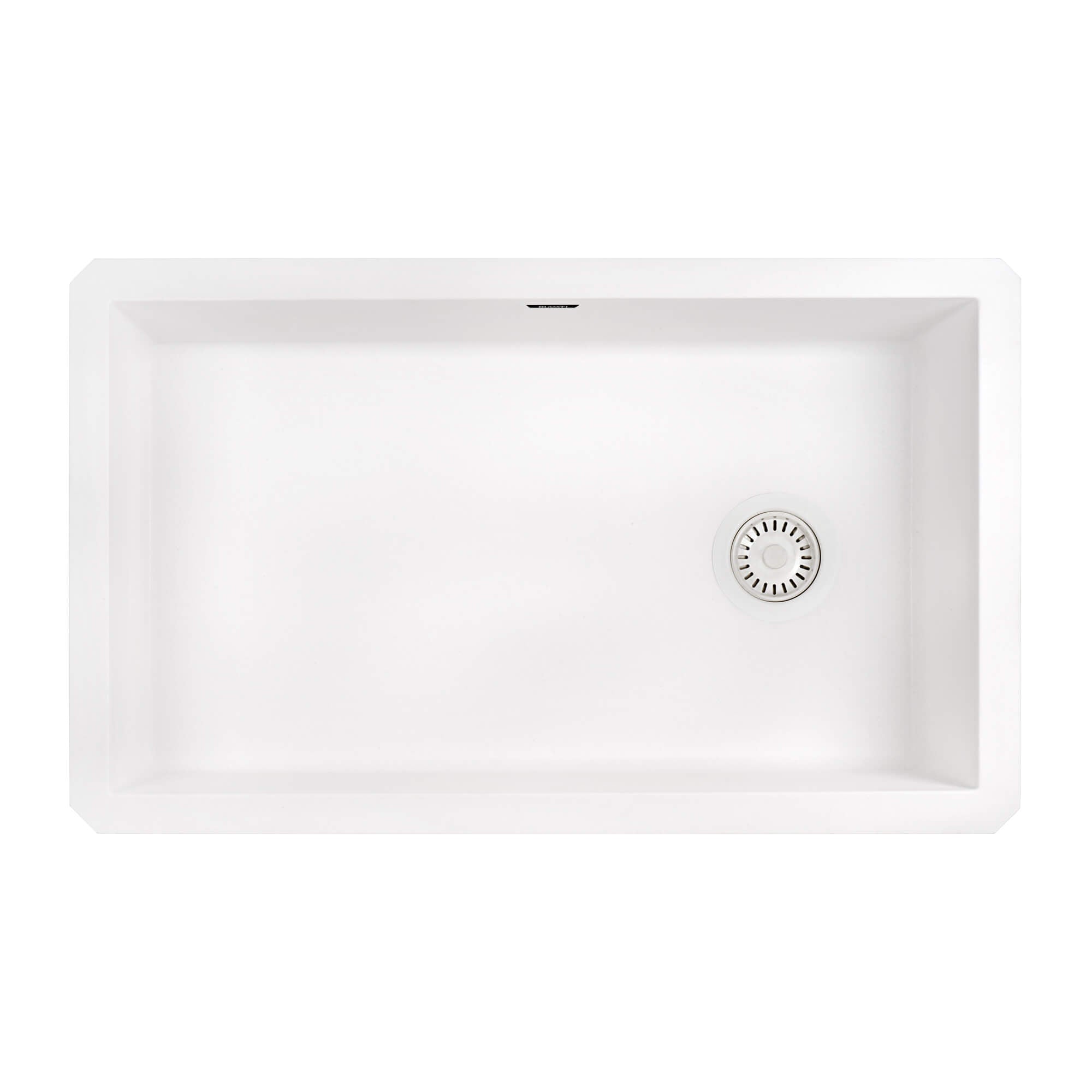 Alternative View of Ruvati epiGranite 32" Undermount Granite Composite Kitchen Sink, Arctic White, RVG2033WH