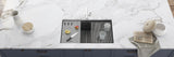 Alternative View of Ruvati epiStage 33" Undermount Granite Composite Workstation Kitchen Sink, Urban Gray, RVG2302UG