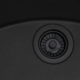 Alternative View of Ruvati 34-inch epiCube Granite Composite Workstation Matte Black Drop-in Topmount Kitchen Sink, RVG1634BK