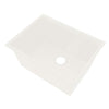 Ruvati 25-inch epiRock Workstation Warm White Undermount Laundry Sink, Composite, RVG2321WB