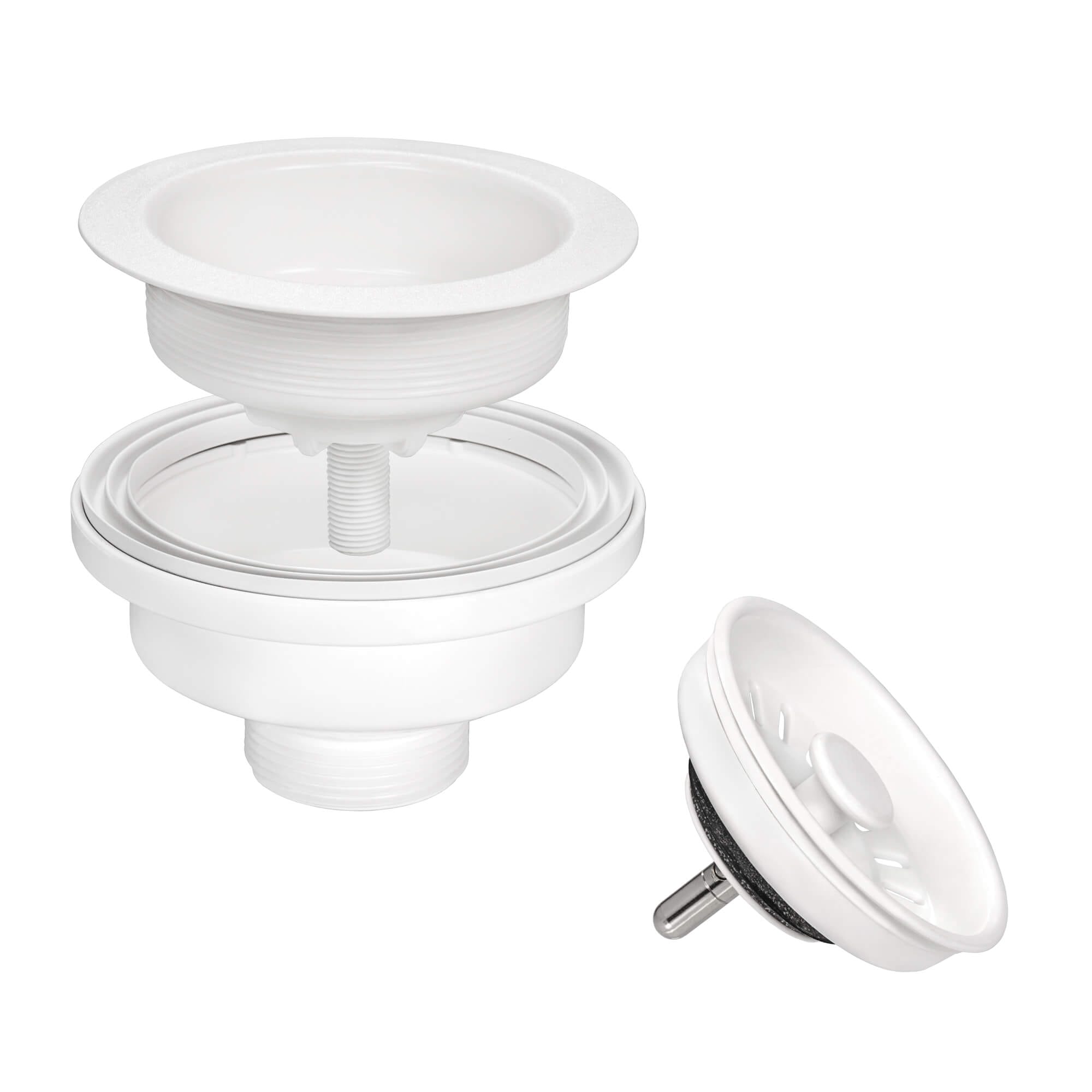Alternative View of Ruvati 25-inch epiRock Workstation Warm White Undermount Laundry Sink, Composite, RVG2321WB