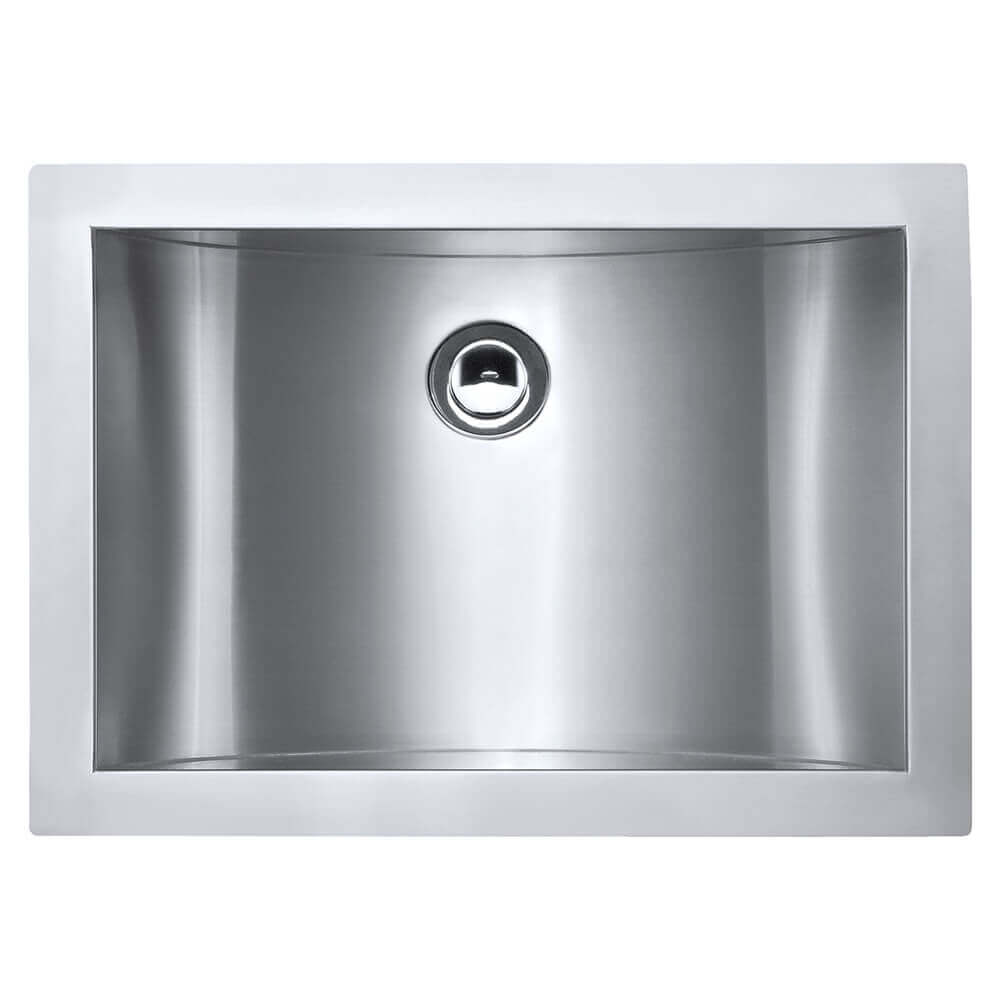 Alternative View of Ruvati Ariaso 16 x 13 inch Brushed Stainless Steel Rectangular Bathroom Sink Undermount, 16, RVH6106ST