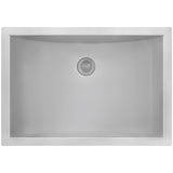 Alternative View of Ruvati Ariaso 18" Rectangle Undermount Stainless Steel Bathroom Sink, 16 Gauge, RVH6107