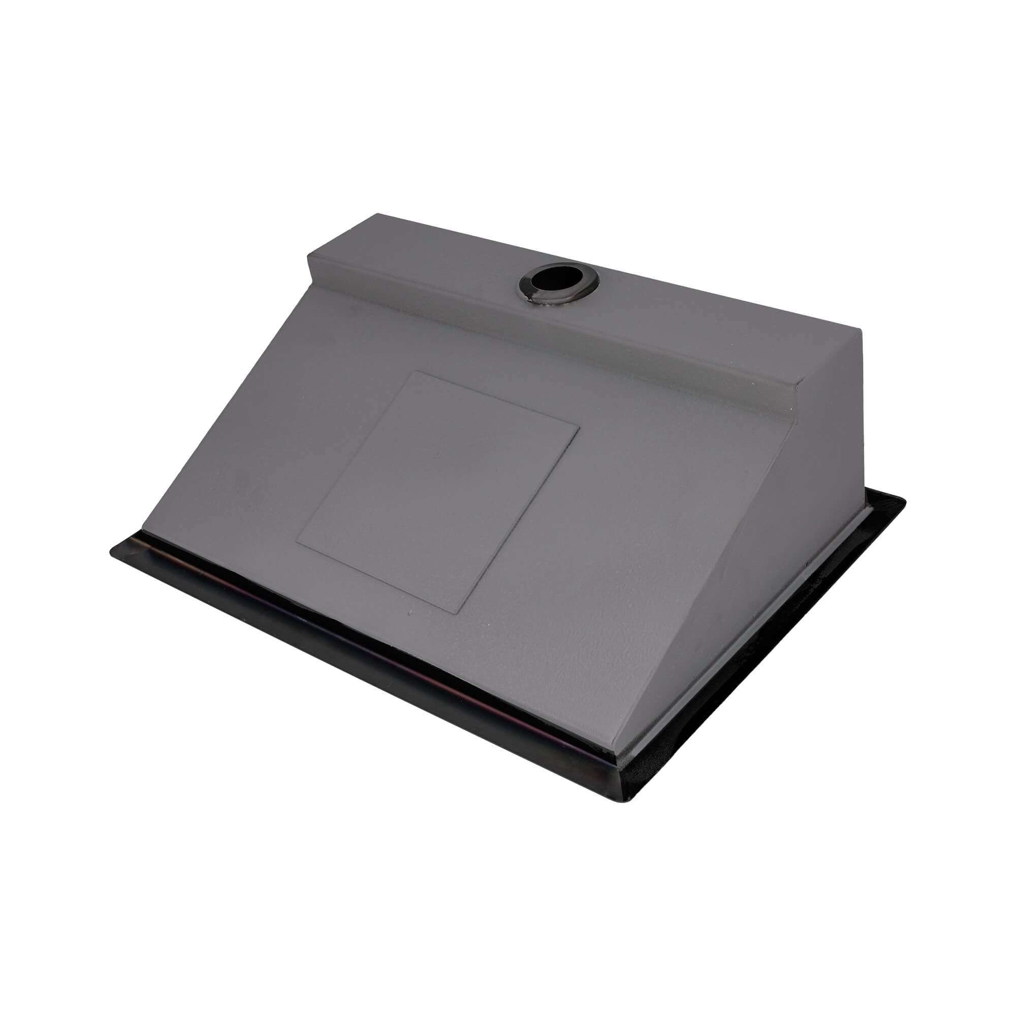 Alternative View of Ruvati Cresta 20 x 14 inch Gunmetal Black Stainless Steel Undermount Ramp Bathroom Sink Stainless Steel, 16, RVH6140BL