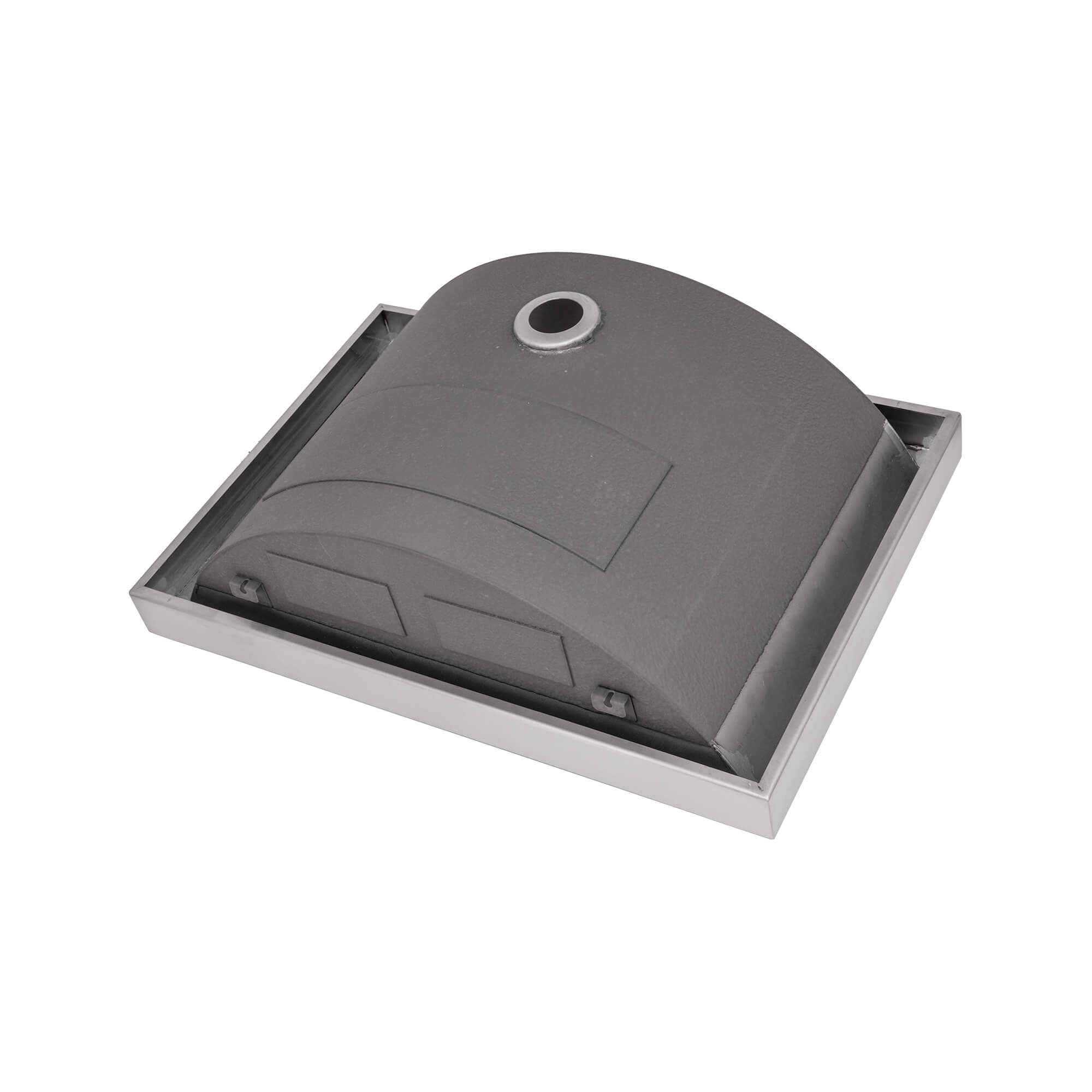 Alternative View of Ruvati Ariaso 20 x 14 inch Brushed Stainless Steel Rectangular Bathroom Sink Semi-Recessed- 16, RVH6211ST