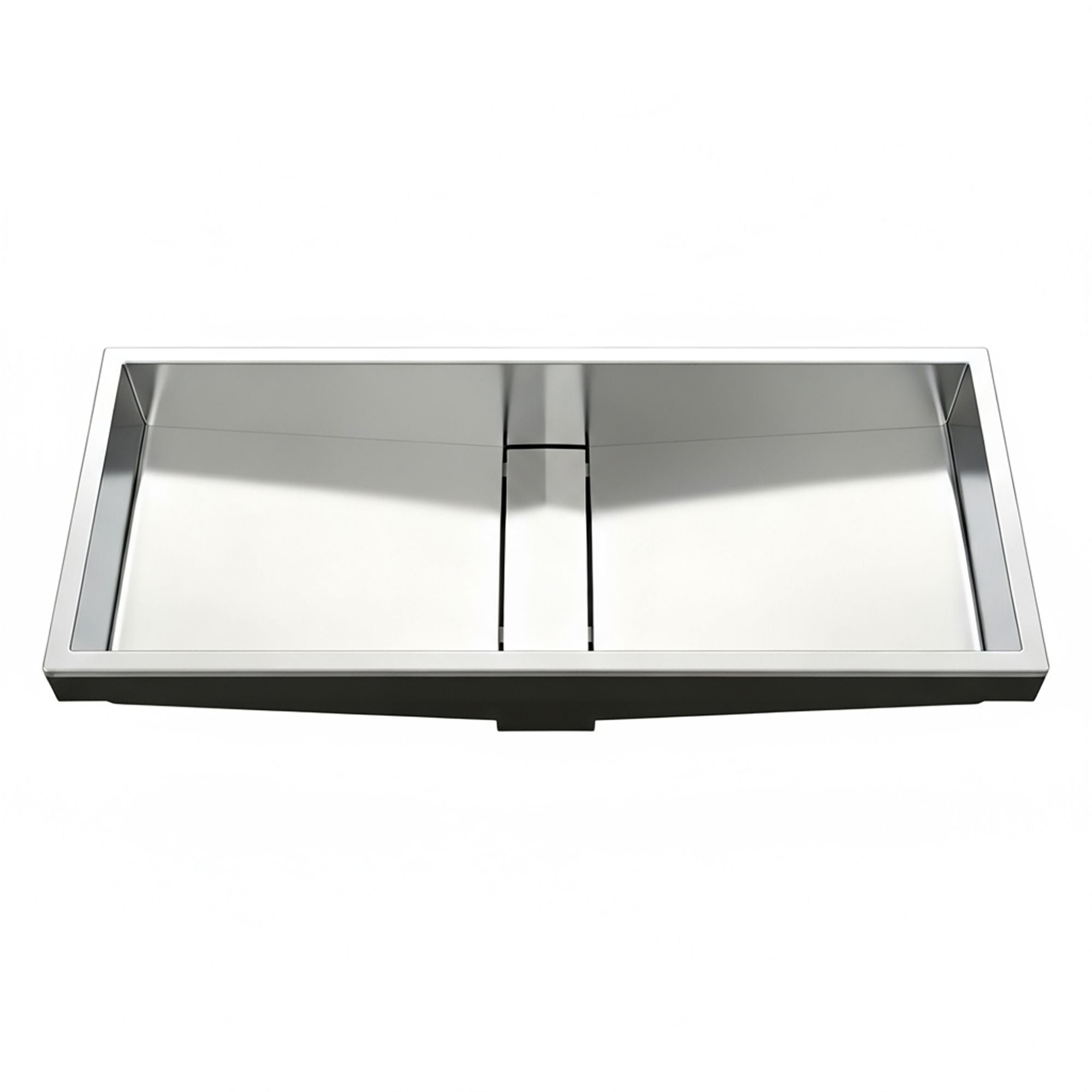 Ruvati Ariaso 33" Rectangle Drop In Stainless Steel Bathroom Sink, RVH6244ST Product Image