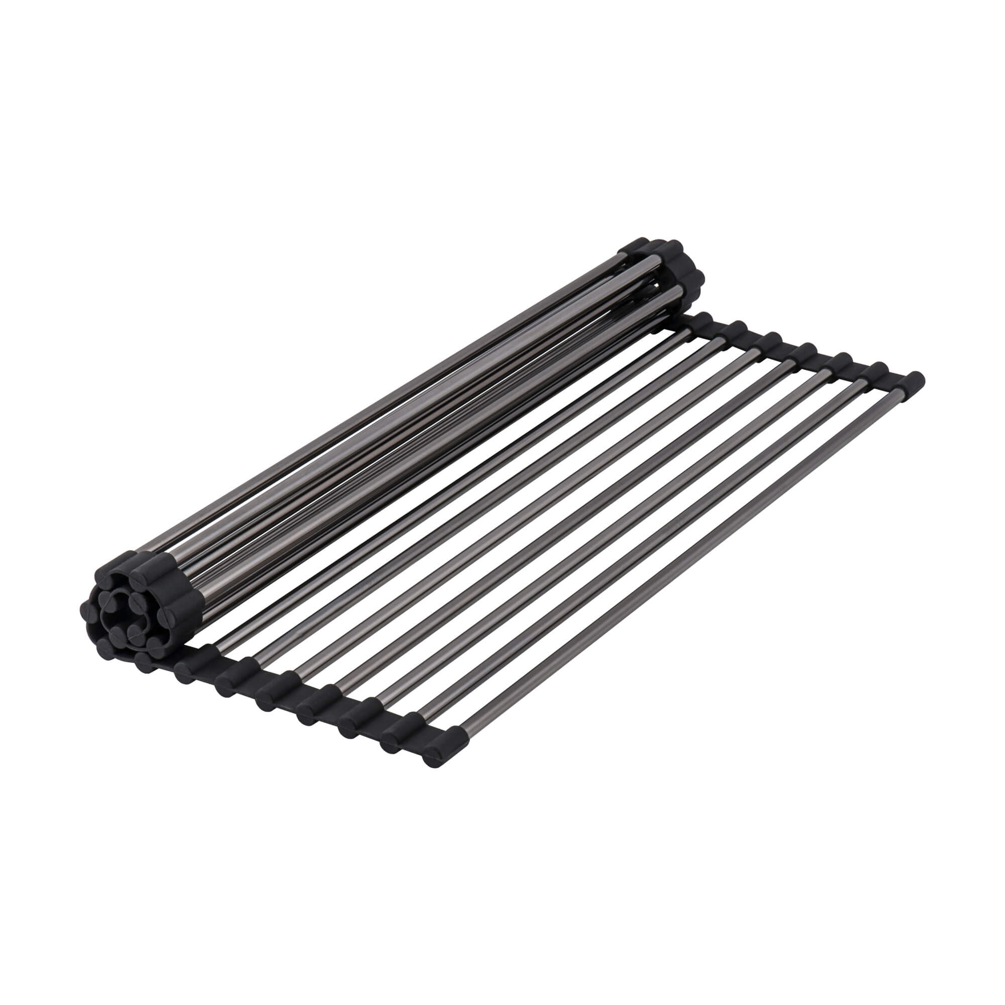 Alternative View of Ruvati Giana 27" Undermount Stainless Steel Workstation Kitchen Sink, Gunmetal Matte Black, 16 Gauge, RVH6527BL