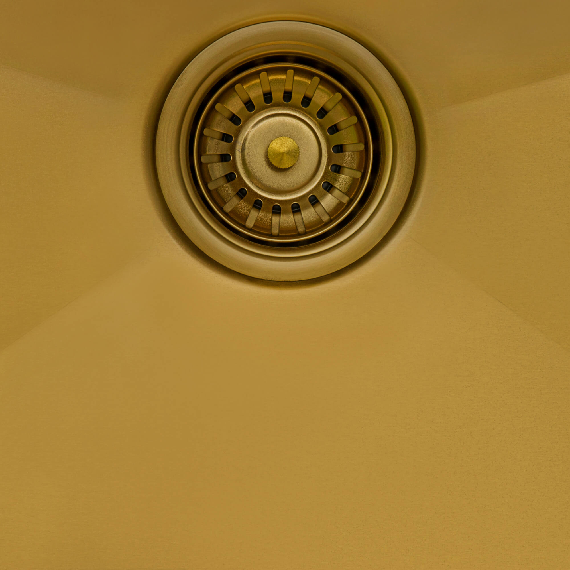 Alternative View of Ruvati Giana 27" Undermount Stainless Steel Workstation Kitchen Sink, Matte Gold Brass Tone, 16 Gauge, RVH6527GG