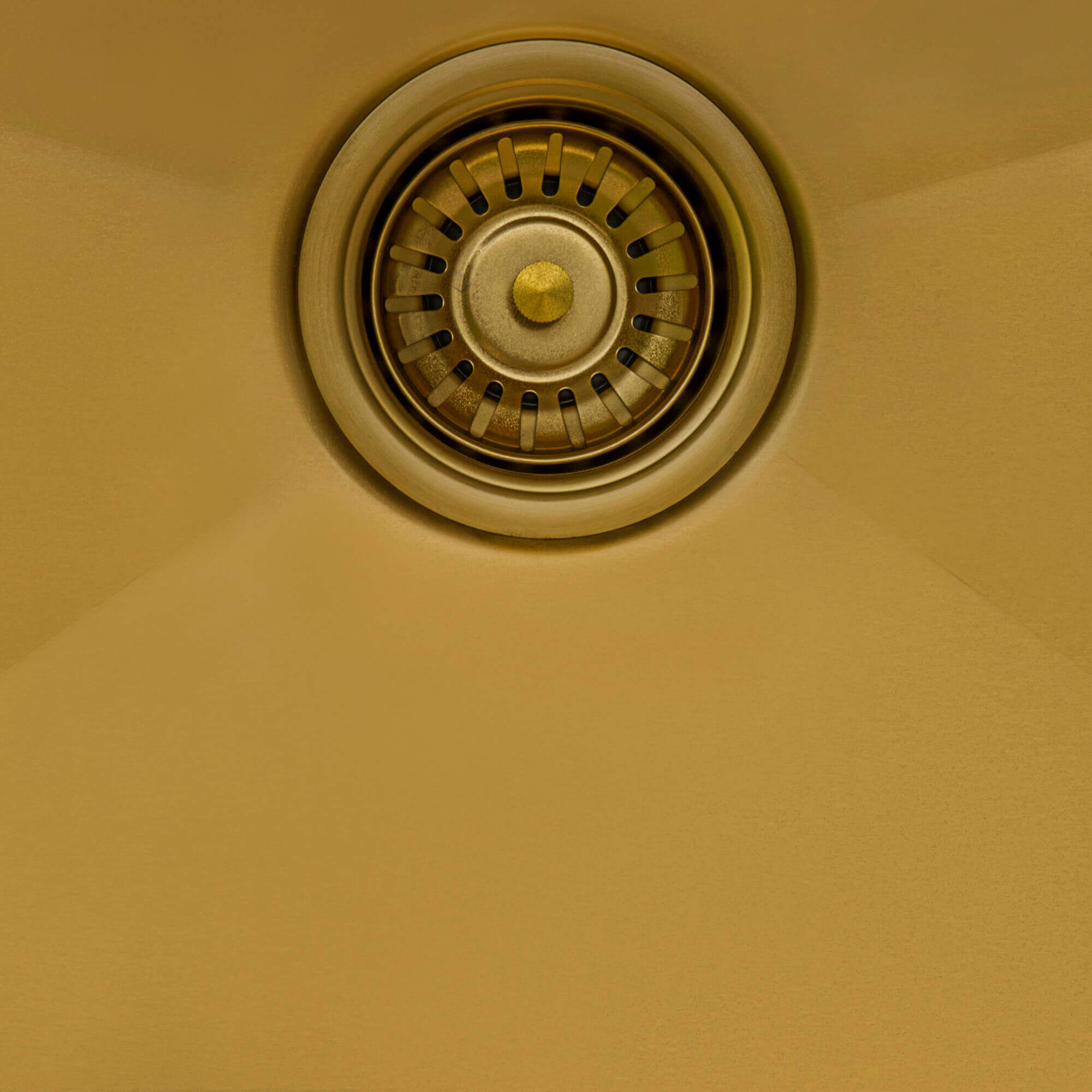 Alternative View of Ruvati Giana 30-inch Polished Brass Matte Gold Workstation Undermount Kitchen Sink Single Bowl, Stainless Steel, 16, Matte Gold Satin Brass, RVH6530GG