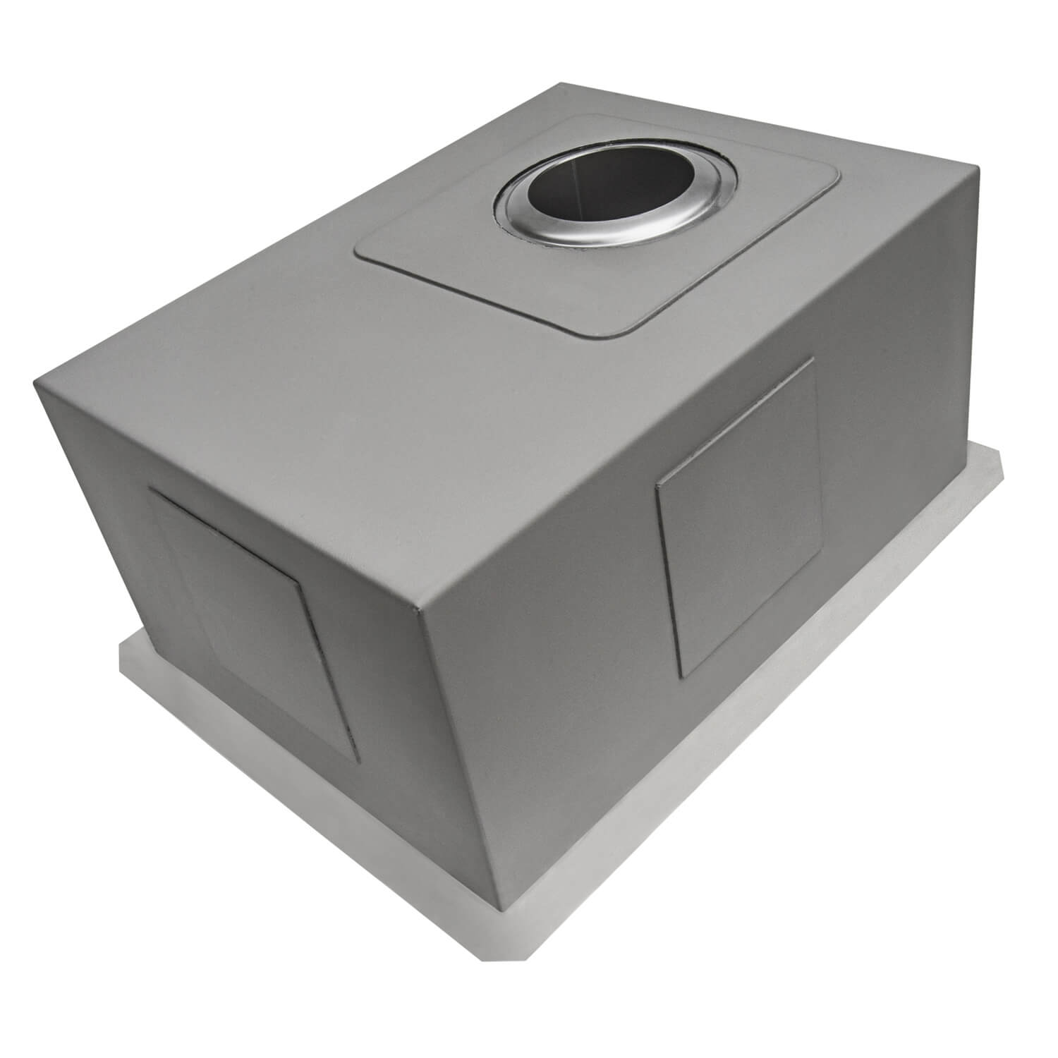 Alternative View of Ruvati Gravena 10" Undermount Rectangle Stainless Steel Bar/Prep Sink, 16 Gauge, Round Corners, RVH7010
