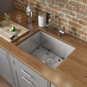 Alternate Image for Ruvati Nesta 23" Undermount Stainless Steel Kitchen Sink, 16 Gauge, Zero Radius, RVH7100