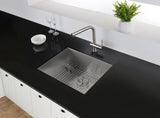 Alternative View of Ruvati Nesta 23" Undermount Stainless Steel Kitchen Sink, 16 Gauge, Zero Radius, RVH7100