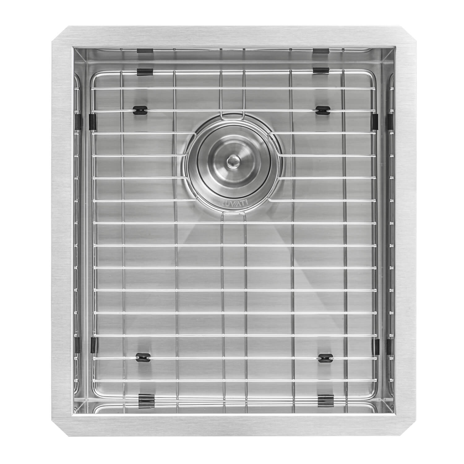 Alternative View of Ruvati Nesta 16" Undermount Rectangle Stainless Steel Bar/Prep Sink, 16 Gauge, Zero Radius, RVH7111
