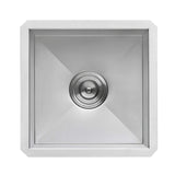 Alternative View of Ruvati Nesta 13" Undermount Rectangle Stainless Steel Bar/Prep Sink, 16 Gauge, Zero Radius, RVH7113