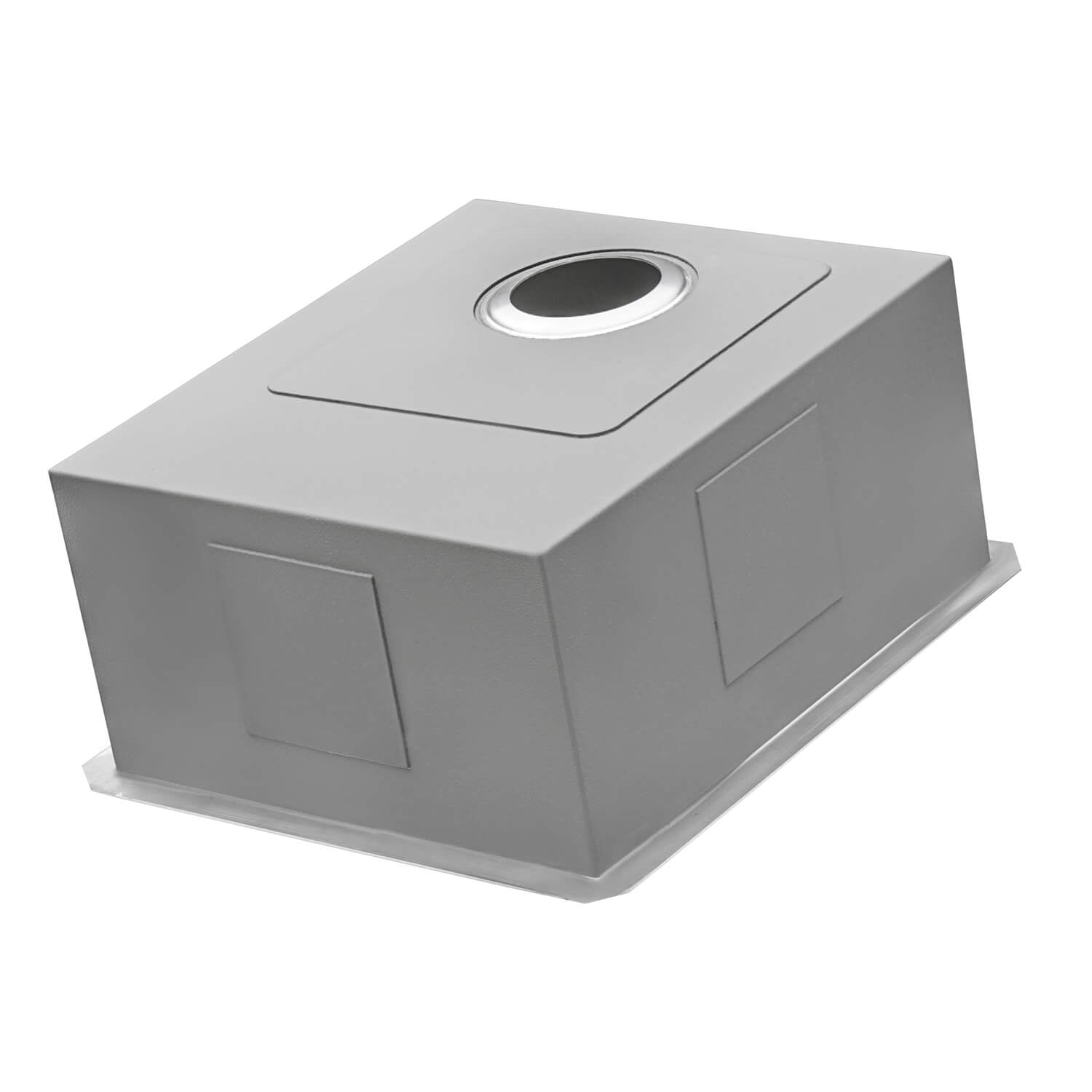 Alternative View of Ruvati Nesta 15" Undermount Square Stainless Steel Bar/Prep Sink, 16 Gauge, Zero Radius, RVH7115