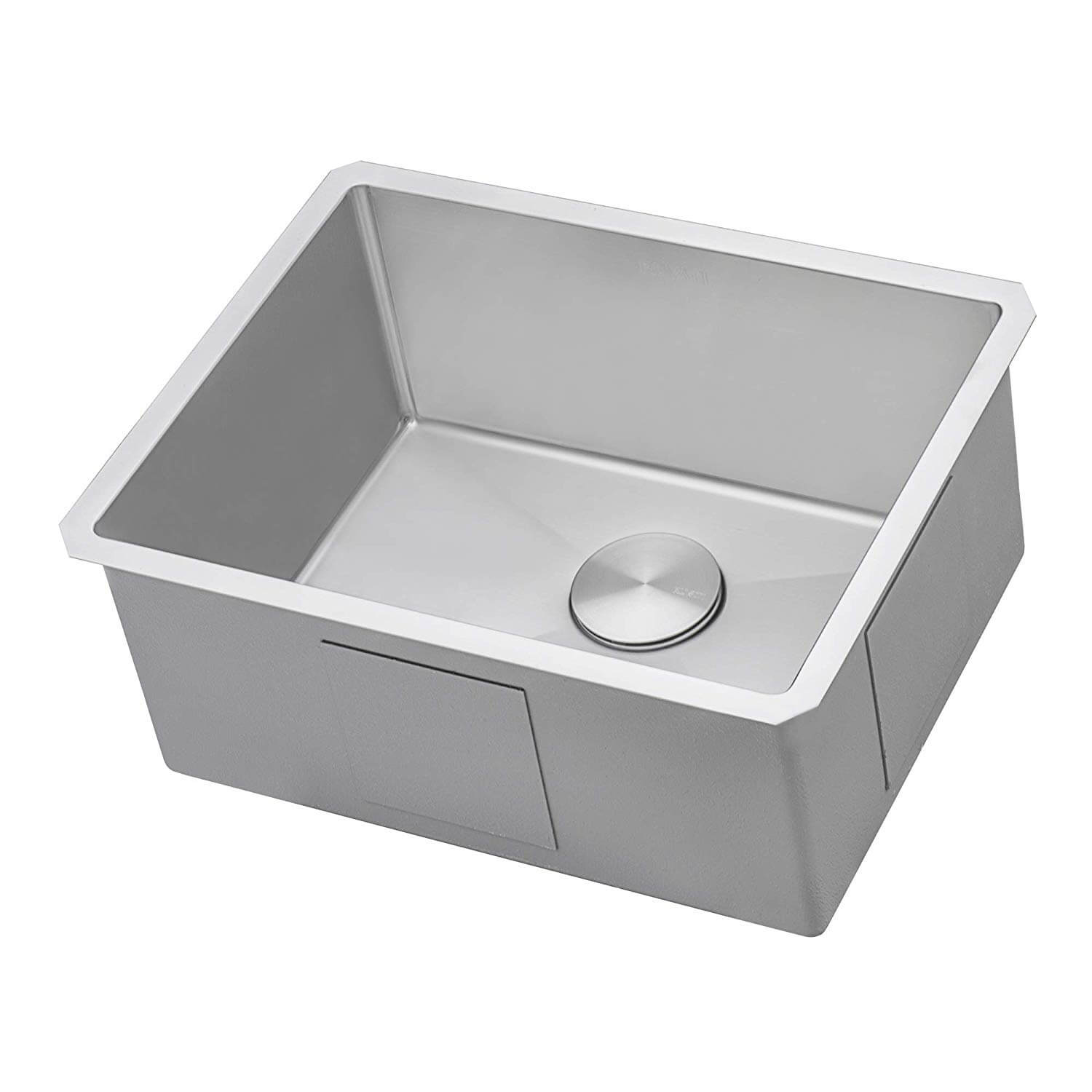 Alternative View of Ruvati Gravena 21" Undermount Rectangle Stainless Steel Bar/Prep Sink, 16 Gauge, Rounded Corners, RVH7121
