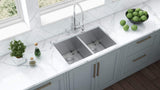 Alternative View of Ruvati Nesta 30" Undermount Stainless Steel Kitchen Sink, 50/50 Double Bowl, 16 Gauge, Zero Radius, RVH7350