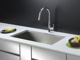 Alternative View of Ruvati Nesta 32" Undermount Stainless Steel Kitchen Sink, 16 Gauge, Zero Radius, RVH7405