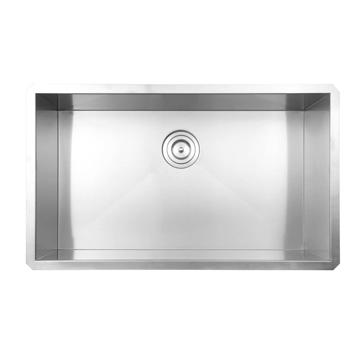Alternative View of Ruvati Nesta 32" Undermount Stainless Steel Kitchen Sink, 16 Gauge, Zero Radius, RVH7405