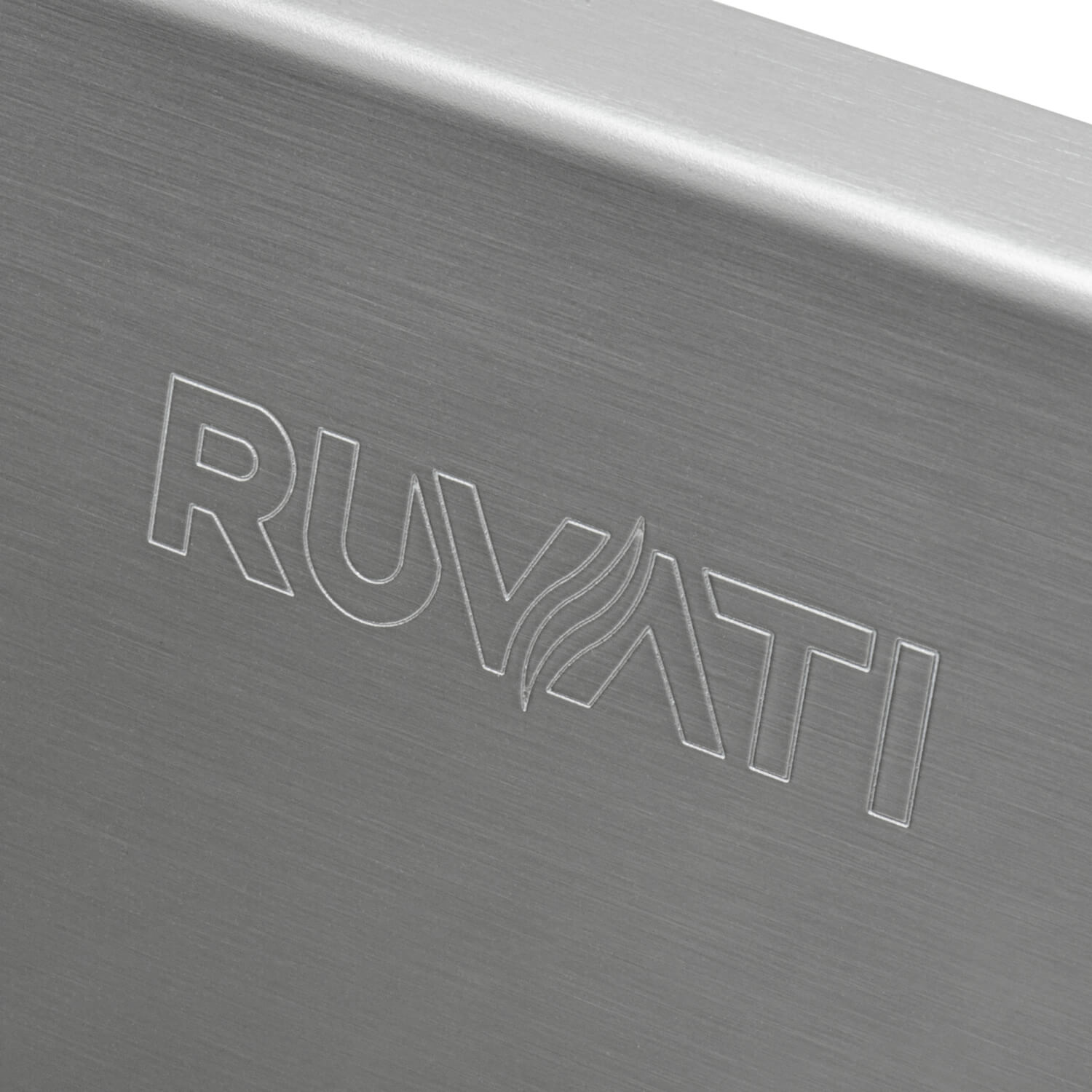 Alternative View of Ruvati Tribeca 27" Slope Bottom Offset Drain Undermount Stainless Steel Kitchen Sink, 16 Gauge, RVH7470