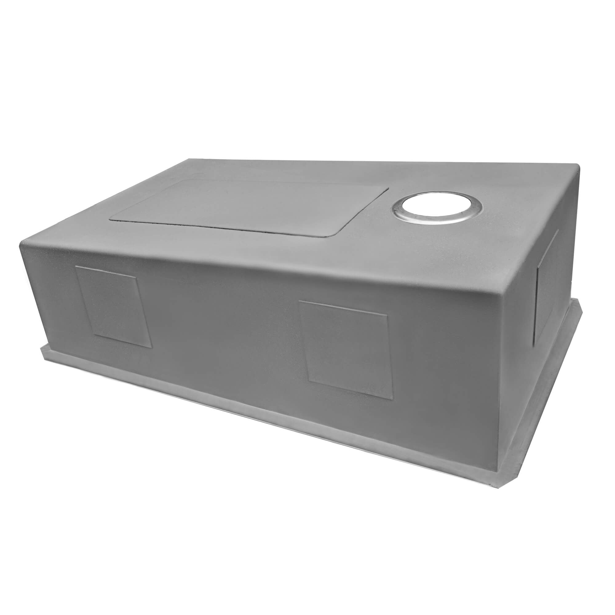 Alternative View of Ruvati Tribeca 27" Slope Bottom Offset Drain Undermount Stainless Steel Kitchen Sink, 16 Gauge, RVH7470