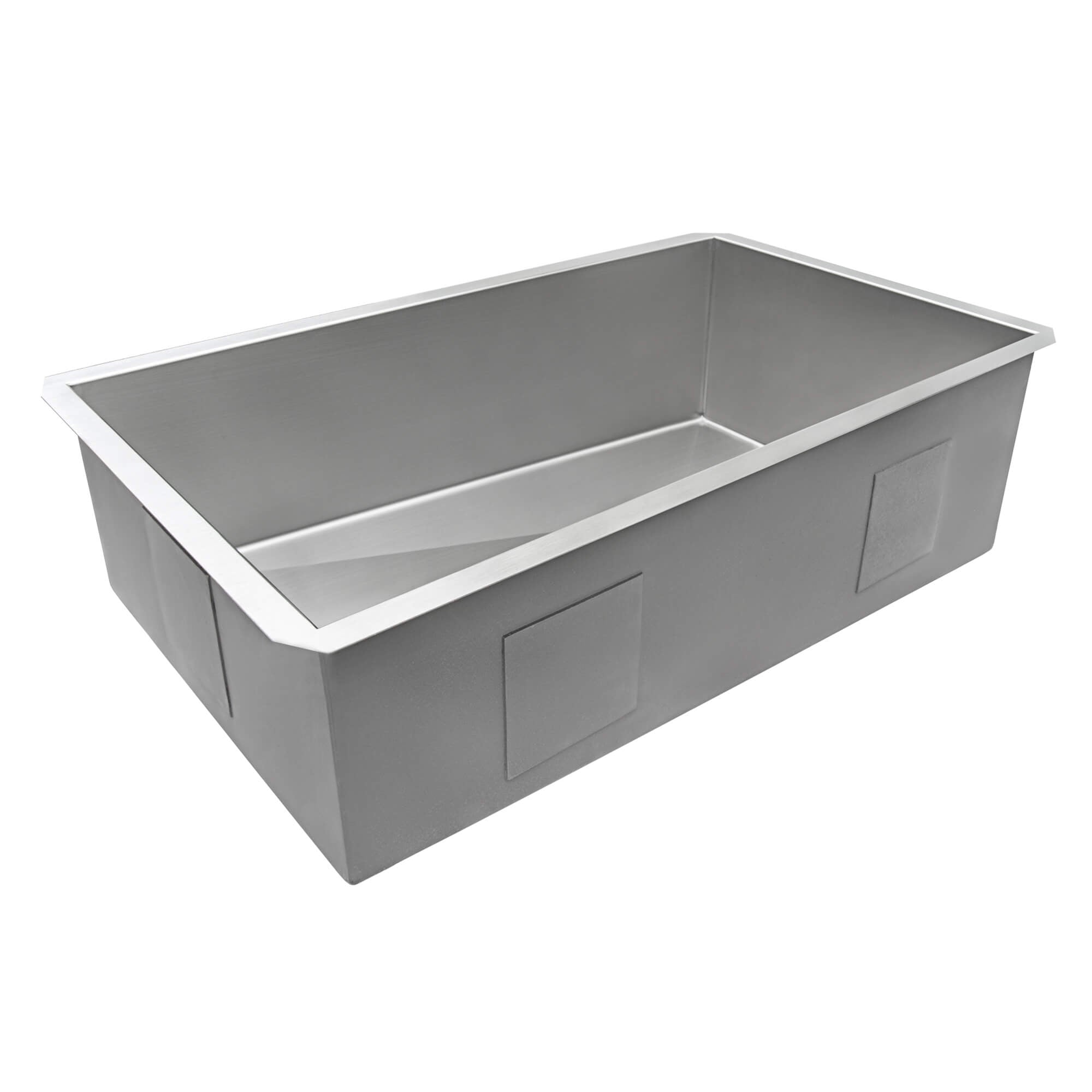 Alternative View of Ruvati Tribeca 27" Slope Bottom Offset Drain Undermount Stainless Steel Kitchen Sink, 16 Gauge, RVH7470