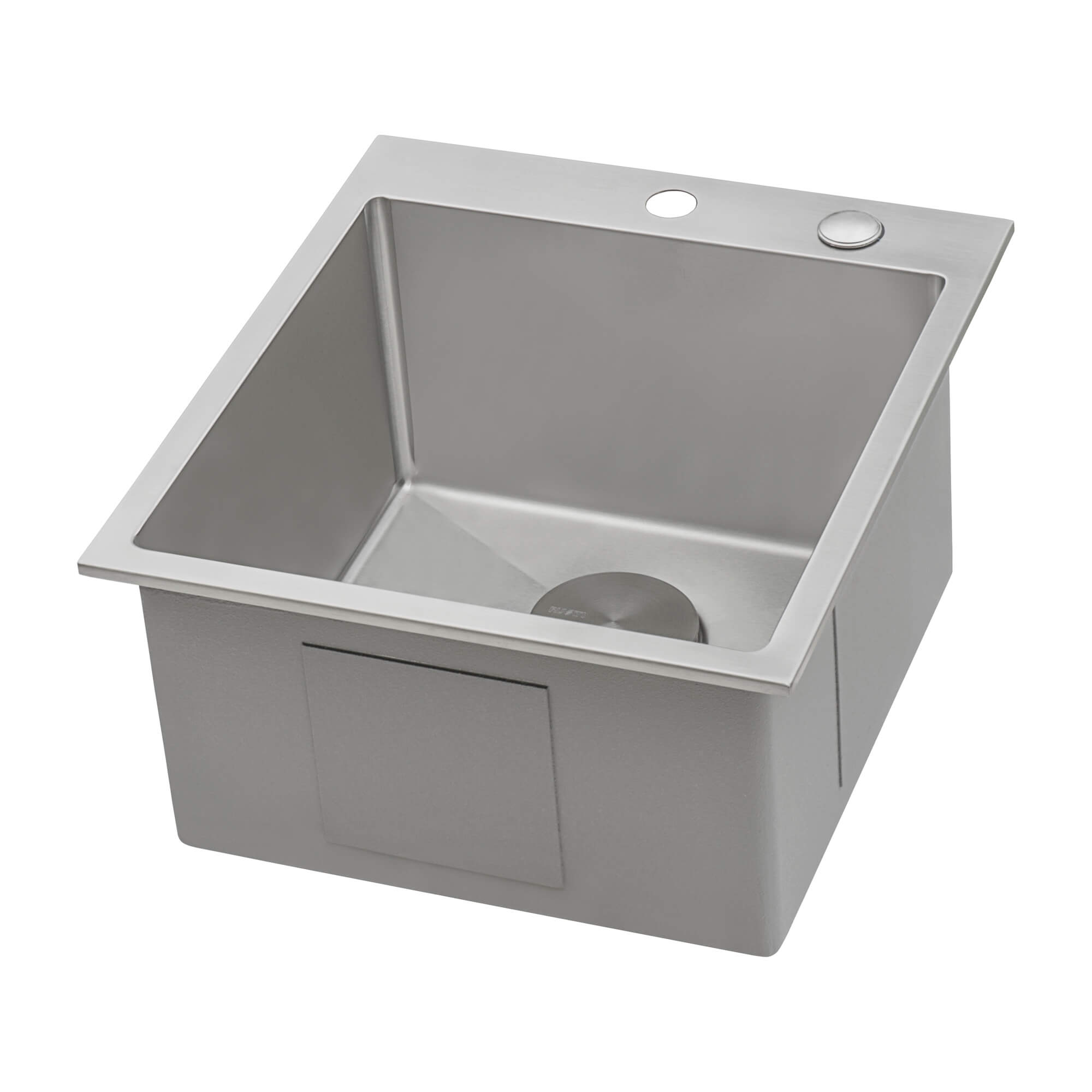 Alternative View of Ruvati Tirana Pro 18" Drop-in Topmount Stainless Steel Bar/Prep Sink, 16 Gauge, RVH8006