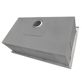 Ruvati Tirana Pro 27 x 20 inch Drop-in 16 Gauge Stainless Steel Rounded Corners Topmount Kitchen Sink Single Bowl, 16, RVH8017