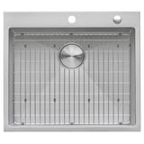 Alternative View of Ruvati Tirana Pro 21" Drop-in Topmount Stainless Steel Bar/Prep Sink, 16 Gauge, RVH8071