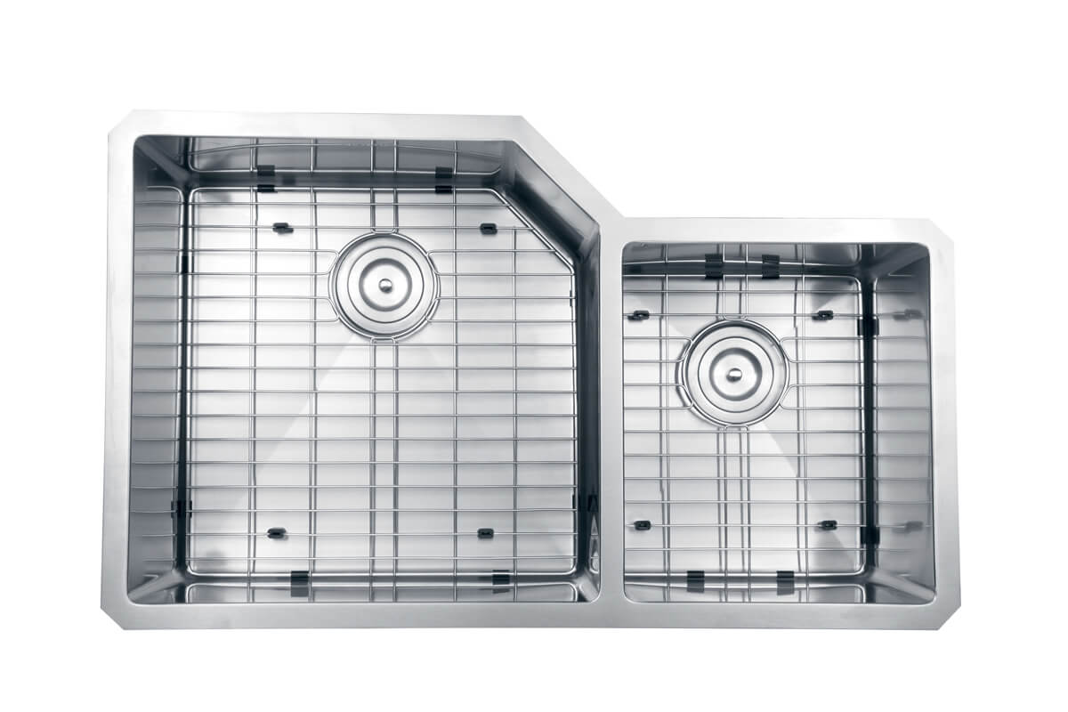 Alternative View of Ruvati Gravena 33" Undermount Stainless Steel Kitchen Sink, 60/40 Double Bowl, 16 Gauge, RVH8150