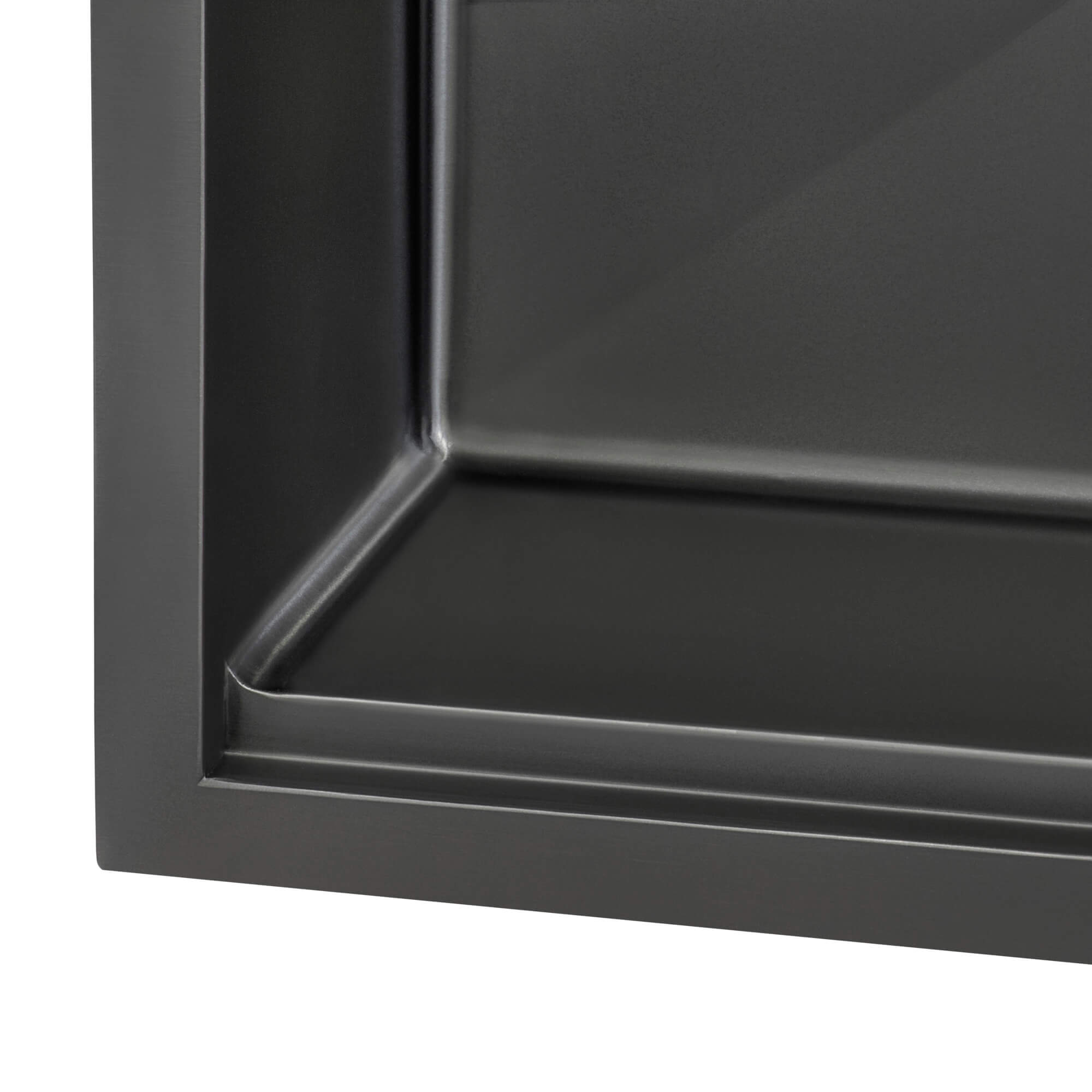 Alternative View of Ruvati Giana 15 x 20 inch Gunmetal Black Stainless Steel Workstation Wet Bar Sink Drop-in Topmount, 16, RVH8210BL