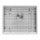 Alternative View of Ruvati Roma 18" Undermount Rectangle Stainless Steel Workstation Bar/Prep Sink, 16 Gauge, RVH8319