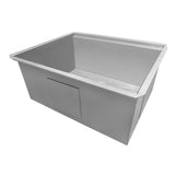 Alternative View of Ruvati Roma 18" Undermount Rectangle Stainless Steel Workstation Bar/Prep Sink, 16 Gauge, RVH8319